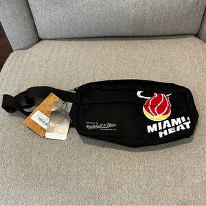 NBA Mitchell & Ness Miami Heat Black Fanny Pack